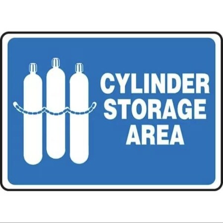 Accuform SAFETY SIGN CYLINDER STORAGE AREA MCPG520XT MCPG520XT